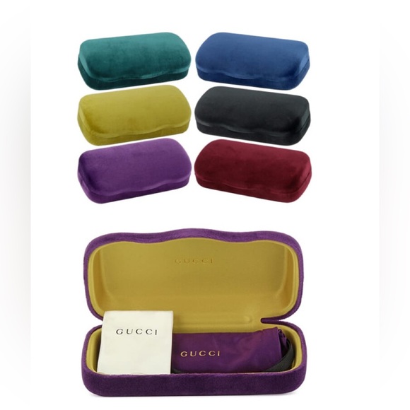 NEW GUCCI ORANGE BROWN WOMEN SUNGLASSES GUCCI CAT EYE ORANGE SUNGLASSES - Picture 4 of 4